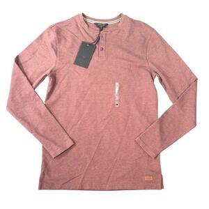 Outpost Makers Mens Henley Long Sleeve Shirt Size S